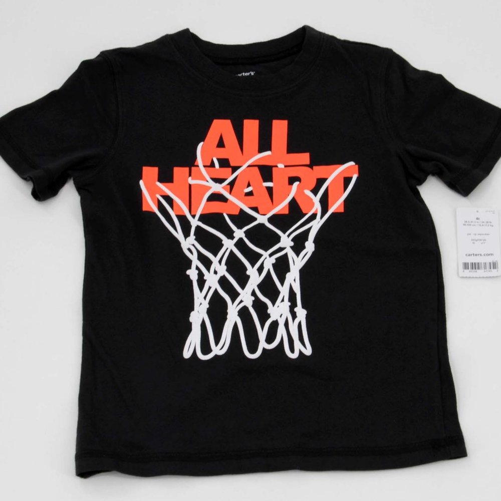 Boys All Heart Graphic Tee by Carter's Size 4T